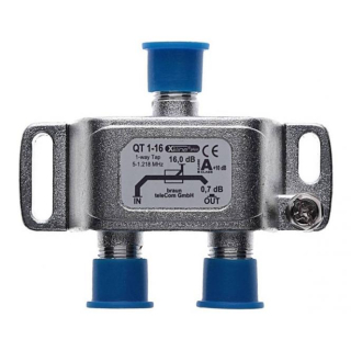 QT 1-16 XiLine plus 1-fach Abzweiger 5-1218 MHz, brummentkoppelt