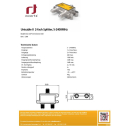 Unicable 2-fach Verteiler/Splitter Inverto IDLP-USP1O4-OUO2O-OOB mit Diodenentkopplung (speziell für Unicable-/JESS-Systeme)