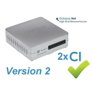 Digital Devices Octopus NET V2 S2x Max - SAT>IP Netzwerktuner (8x DVB-S2x Tuner Full Spectrum + Twin-CI Unterstützung)