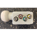 Polytron OSP-AP 95 Quattro Universal LNB (geringe Stromaufnahme / hellgrau / 40mm)
