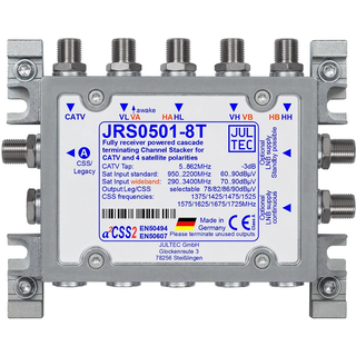 Jultec JRS0501-8M/T - Unicable Multischalter (1x8 UBs/IDs/Umsetzungen- a²CSS2 Technologie)