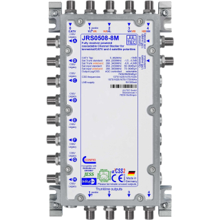 Jultec JRS0508-8M/T - Unicable Multischalter (8x8 UBs/IDs/Umsetzungen- aCSS2 Technologie)