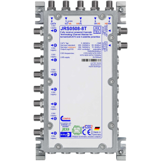Jultec JRS0508-8M/T/X - Unicable Multischalter (8x8 UBs/IDs/Umsetzungen- a²CSS2 Technologie)