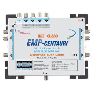 EMP Centauri Ethernet-over-Coax (EoC) Multischalter 5/6 NEU-4 (1Gbit)