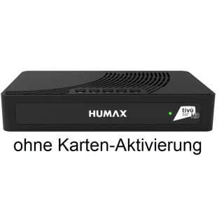 Humax Tivusat Tivumax HD3801S2+ HDTV Satreceiver incl. Smardcard (Rai, Mediaset, LA7, Canal 5 ...)