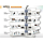 Johansson 9830 4x2 IP-Multischalter mit Netzteil 9833 - 8 Benutzer pro Ausgang (Sat>IP Umsetzer)