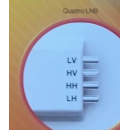 Selfsat H22DQ+ Flach Satantenne Quattro LNB-Version (incl. Fensterhalterung)