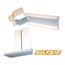 Selfsat H22DQ+ Flach Satantenne Quattro LNB-Version (incl. Fensterhalterung)