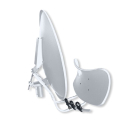 Wavefrontier T90 hellgrau 4 Satelliten auf 2 Teilnehmer komplett