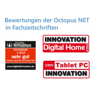 Digital Devices Octopus NET SL-MC SX8 Pro 8 Tuner (Full-Spectrum/Multicast) - SAT>IP Netzwerktuner (8x DVB-S2X Tuner mit Unicable-/JESS-Untersttzung und optional Twin-CI Untersttzung)