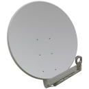 Ökö-Energie-Spar Satanlage für 12 Teilnehmer (Gibertini OP 85 SE Antenne hellgrau + Multischalter JULTEC JRM0512T + Polytron Quattro LNB)
