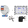 Astra/ Hotbird Satanlage für 8 Teilnehmer (Dur-Line 85/90 Select Antenne hellgrau + Dur-Line Multifeedhalterung 2-fach + 2x Polytron Quattro-LNB + Jultec JRM0908T Multischalter 9/8)
