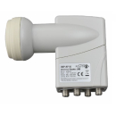 Astra/ Hotbird Satanlage für 8 Teilnehmer (Dur-Line 85/90 Select Antenne rot + Dur-Line Multifeedhalterung 2-fach + 2x Polytron Quattro-LNB + Jultec JRM0908T Multischalter 9/8)