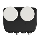 Astra/ Hotbird Satanlage für 2 Teilnehmer (Dur-Line 85/90 Select Antenne anthrazit + Dur-Line MB6-TW Monoblock Twin LNB)