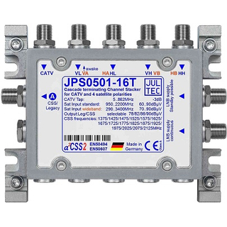 Jultec JPS0501-16T (Gen 2) Unicable/JESS Multischalter (1x16 UBs/IDs/Umsetzungen- a²CSS2 Technologie)