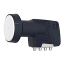 Astra/ Hotbird Satanlage für 8 Teilnehmer (Dur-Line 85/90 Select Antenne hellgrau + Dur-Line Multifeedhalterung 2-fach + 2x Inverto Quattro-LNB + EMP Multischalter 9/8)