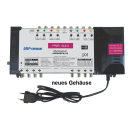 Astra/ Hotbird Satanlage für 8 Teilnehmer (Dur-Line 85/90 Select Antenne hellgrau + Dur-Line Multifeedhalterung 2-fach + 2x Inverto Quattro-LNB + EMP Multischalter 9/8)