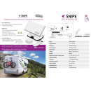 Selfsat Snipe Platinum - Single LNB - mit Bluetooth Fernbedienung und iOS / Android Steuerung - vollautomatische Satelliten Antenne (selbstausrichtend) incl. Montageplatte