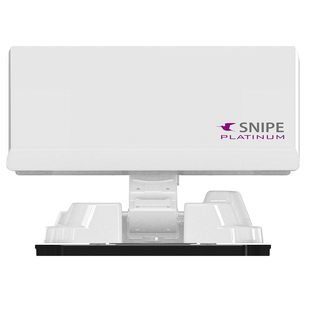 Selfsat Snipe Platinum - Twin LNB - mit Bluetooth Fernbedienung und iOS / Android Steuerung - vollautomatische Satelliten Antenne (selbstausrichtend) incl. Montageplatte Twin