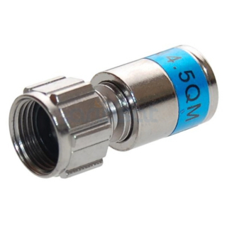 Cabelcon F-MINI-TD QM 4.5 SHORT - Quick-Mount F-Kompressionsstecker, TrueDrop, wasserdicht