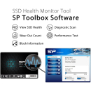 Silicon Power A55 SSD interne Festplatte 2000GB (2TB), 2.5 Zoll, SATA III 3D NAND SLC Cache Performance Boost