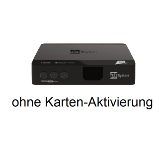 Telesystem TS9018 Tivusat Full HD HEVC H.265 HDMI DVB-S2 Satreceiver incl. Smardcard (Rai, Mediaset, LA7, Canal 5 ...)