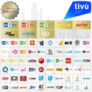 Telesystem TS9018 Tivusat Full HD HEVC H.265 HDMI DVB-S2 Satreceiver incl. Smardcard (Rai, Mediaset, LA7, Canal 5 ...)