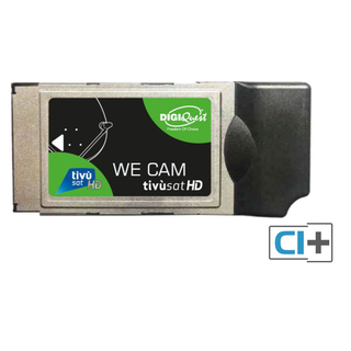 DIGIQuest We CAM SmarCam HD CI+ Modul inkl. TiVuSat Karte (Karte aktiviert)