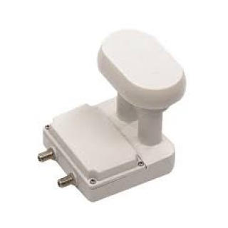 Hirschmann HMAN-TWNM22-DUO43-6PP Monoblock Twin LNB 4.3 Grad (für Astra/Astra 19.2° + 23.5° - 2 Teilnehmer)