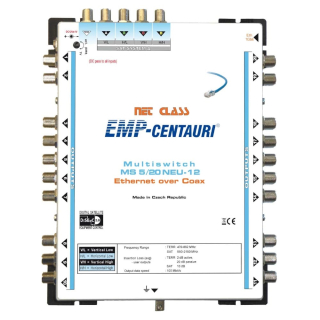 EMP Centauri Ethernet-over-Coax (EoC) Multischalter 5/20 NEU-12 (1Gbit)