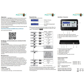 Polytron HDM 1 S HDMI-Modulator in DVB-S