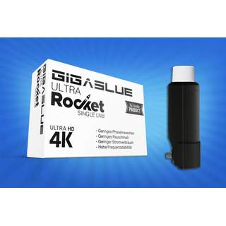 GigaBlue Ultra Rocket Single-LNB (Raketenfeedhorn ( 0.1dB)