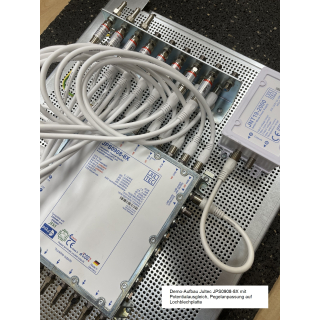 Jultec JPS0908-8X (Gen 2) Unicable Multischalter (2 Satelliten - 8x8 UBs/IDs/Umsetzungen- a²CSS2 Technologie / Docsis)