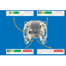 Jultec JAP309TSM programmierbare Enddose (9dB Dämpfung / erweiterter CATV Bereich bis 1218 MHz / DOCSIS 3.1 + 4.0 tauglich))