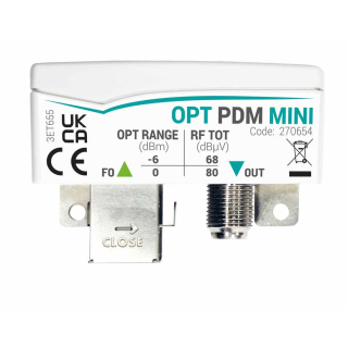 Fracarro OPT-PDM-MINI optischer Empfänger/Receiver (MINI/LC)