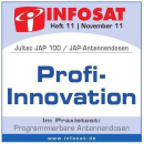 Jultec JAP310TSD programmierbare Antennendose für Unicable / JESS (Schutzschaltung/ Durchgangsdosedose / 10db)