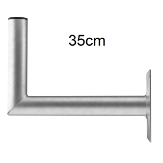 Stahl-Wandhalter (feuerverzinkt) 35cm Wandabstand (Dur-Line WHSF-Serie)