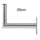 Stahl-Wandhalter (feuerverzinkt) 35cm Wandabstand...