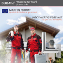 Stahl-Wandhalter (feuerverzinkt) 35cm Wandabstand (Dur-Line WHSF-Serie)