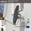 Stahl-Wandhalter (feuerverzinkt) 45cm Wandabstand (Dur-Line WHSF-Serie)