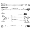 CATV/DVB-C/DVB-S2 BALUN TV über Cat Extender UTP...