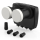 Astra/ Hotbird Satanlage für 4 Teilnehmer (Dur-Line 85/90 Select Antenne + Dur-Line MB6-QS Monoblock Quad LNB)