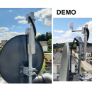 Alu- Mast für Balkongeländer /...