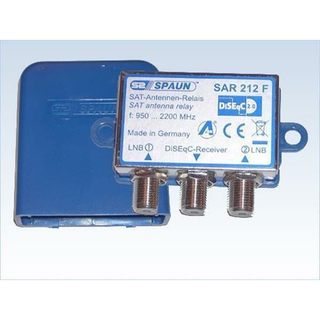 SPAUN SAR 212 WSG DiSEqC-Schalter 2in1 (mit Wetterschutzgehäuse)