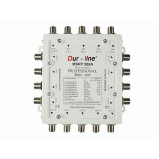 DUR-LINE MSRP 508A Professional Multischalter 5/8 für Betrieb ohne Netzteil (kaskadierbar)