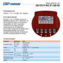 EMP S8/1PCP-W2 (P.168-W) DiSEqC-Schalter 9in1 (incl. terrestrichem Eingang / Wetterschutzgehäuse)