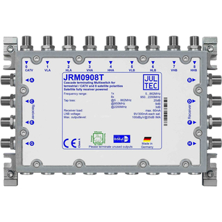 Jultec JRM0908T Multischalter (9/8 fr 2 Satelliten - voll receivergespeist)