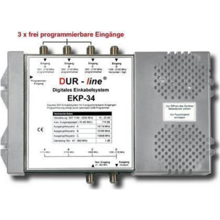 Dur-Line EKP 34 digitales SAT- Einkabelsystem (3 extra Transponder programmierbar)