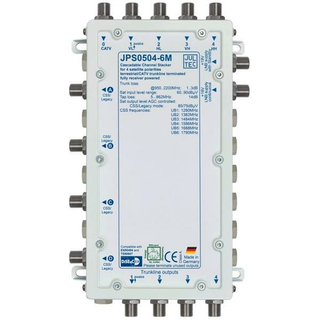 Unicable Umsetzer JULTEC JPS0504-6M/T/TN (erweiterbar bis auf mehrere 100 Teilnehmer / Made in Germany)